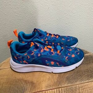 Under Armour Vibrant Blue and Orange Athletic Shoes